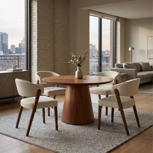 Enigmatic Round Dining Table