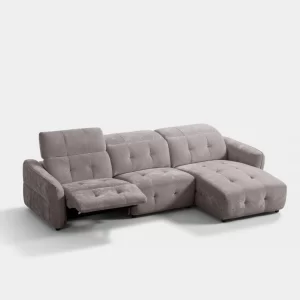 Nolan Right-Facing Sectional with Chaise and Power Recliner
