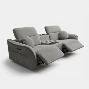 Meridian Power Recliner Sofa With Bar Console