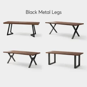 Live Edge Solid Walnut Dining Table – No. LV W112
