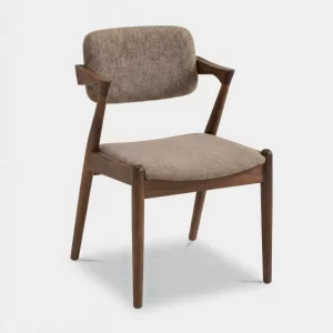 Keaton Solid Walnut Dining Armchair