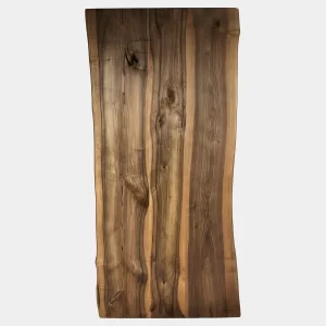Live Edge Solid Walnut Dining Table – No. LV W116
