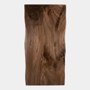 Live Edge Solid Walnut Dining Table – No. LV W120