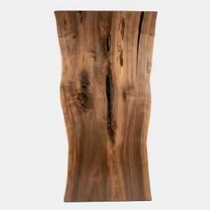 Live Edge Solid Walnut Dining Table – No. LV W138