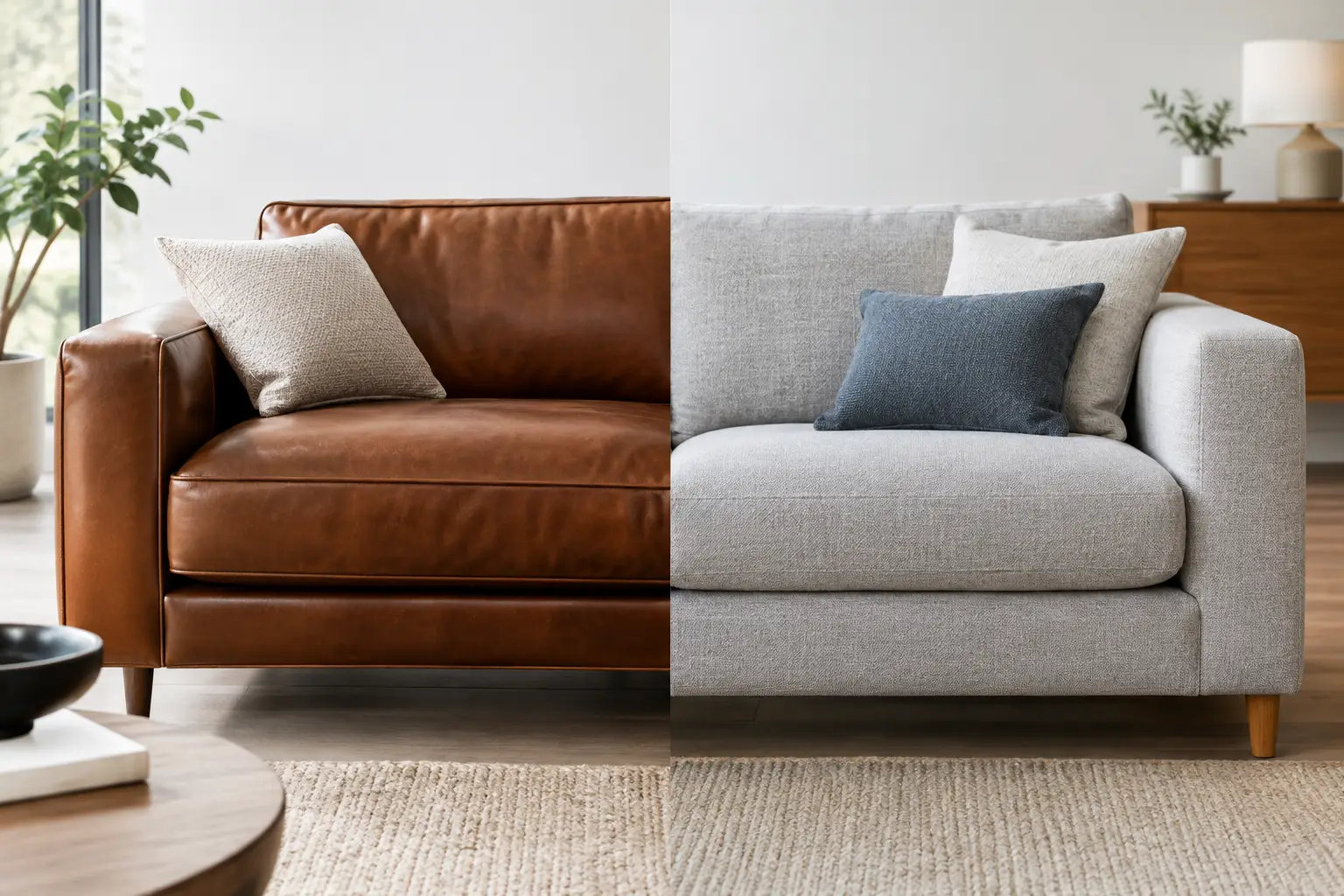 Leather Versus Fabric Sofa: Which Feels Right?