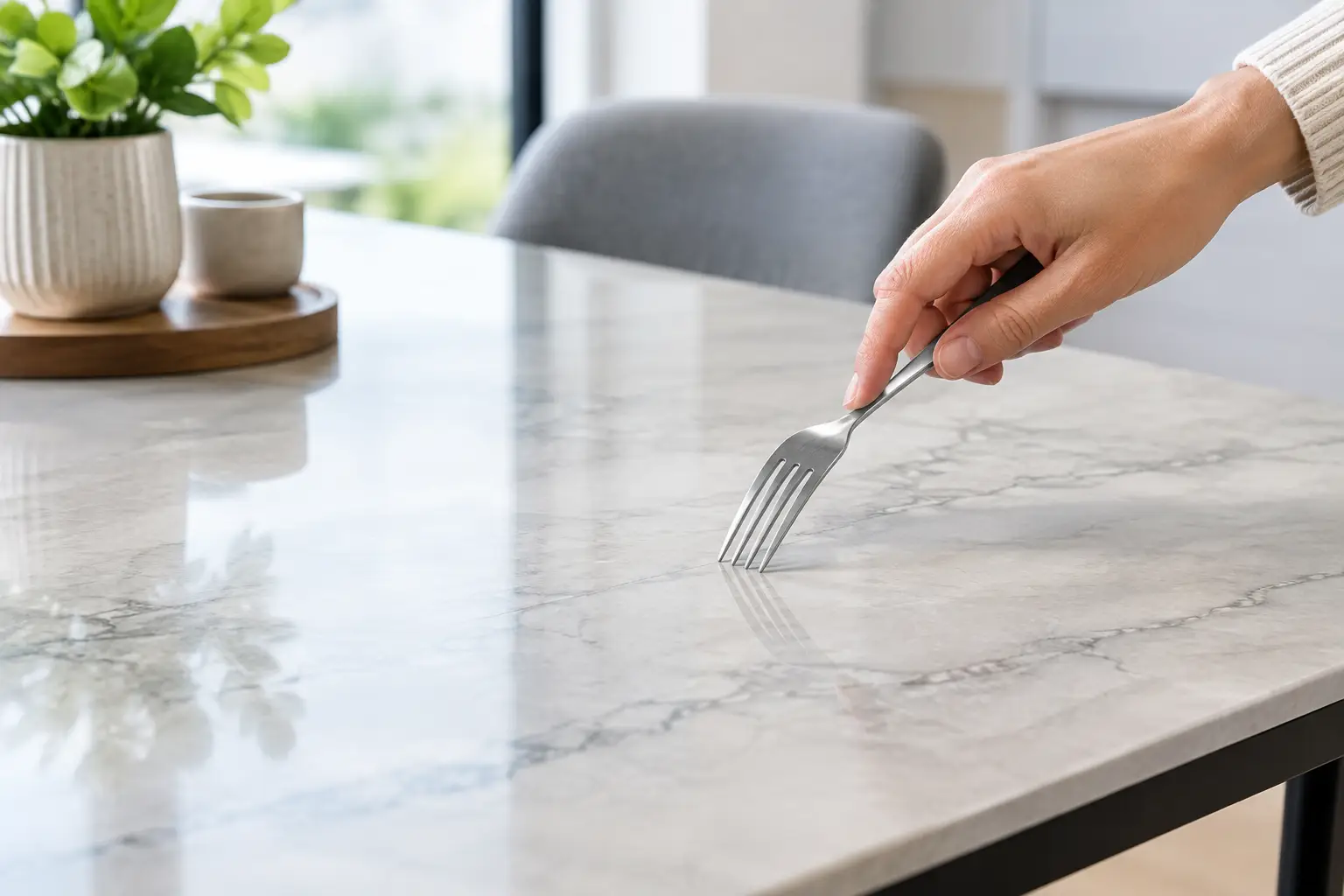 Can Ceramic Tables Resist Scratches at Home?