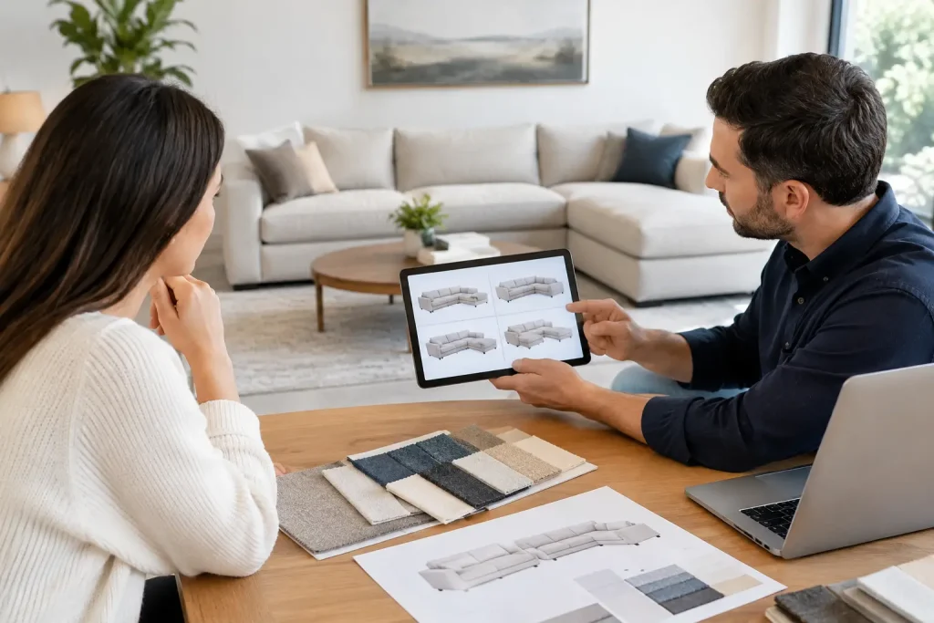 Custom Sectional Configuration Process Explained